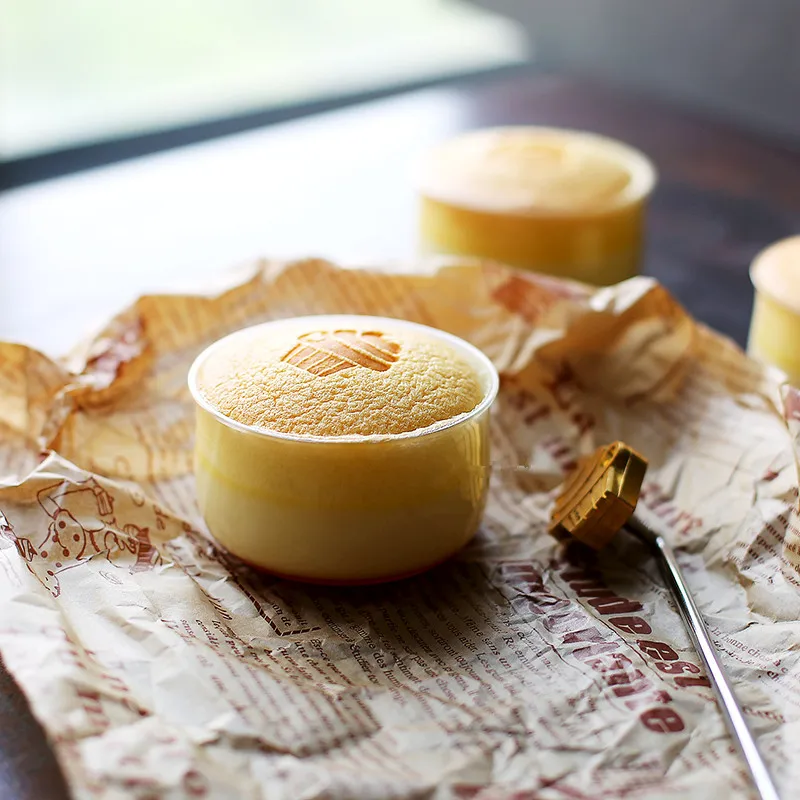 Высококачественные прозрачные u-образные пластиковые чашки для выпечки желе 140