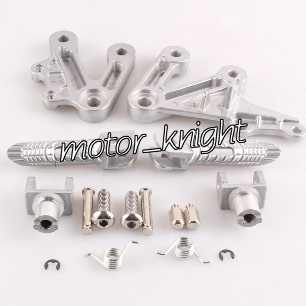 

New Front Passenger Foot Pegs L&R Footrest & Brackets For Suzuki 2003-2004 GSXR1000 GSX-R 1000 K3