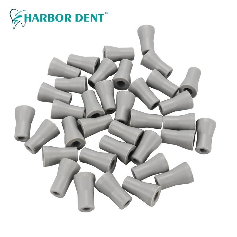 

100pcs Dental Saliva Ejector Weak Suction Rubber Snap Tip Adapter Replacement