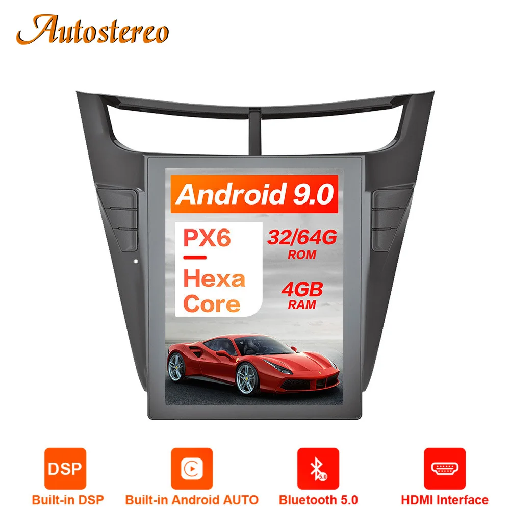 

Автомобильный мультимедийный плеер для Chevrolet Sail3 Sonic 2015-2019, Android 9,0, 128G, GPS-навигация, автомобильное головное устройство, автомобильное радио, магнитофон
