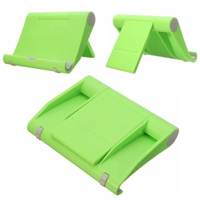 mobile phone desk stand 7 colors phone holder tripod plastic adjustable foldable universal non slip phone table holder stand free global shipping