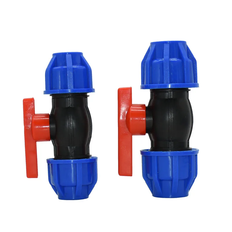

DN15 DN20 Pvc Pe Ppr ball valve Water supply tube Tap Quick connector water flow control valve 1/2" 3/4 inch 5pcs