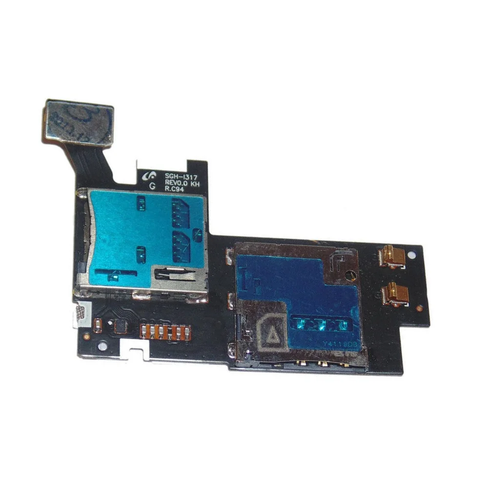 Для Samsung Galaxy Note 2 GT N7100 N7105 I317 T889 L900 I605 R950 SIM и держатель карты памяти MicroSD разъем