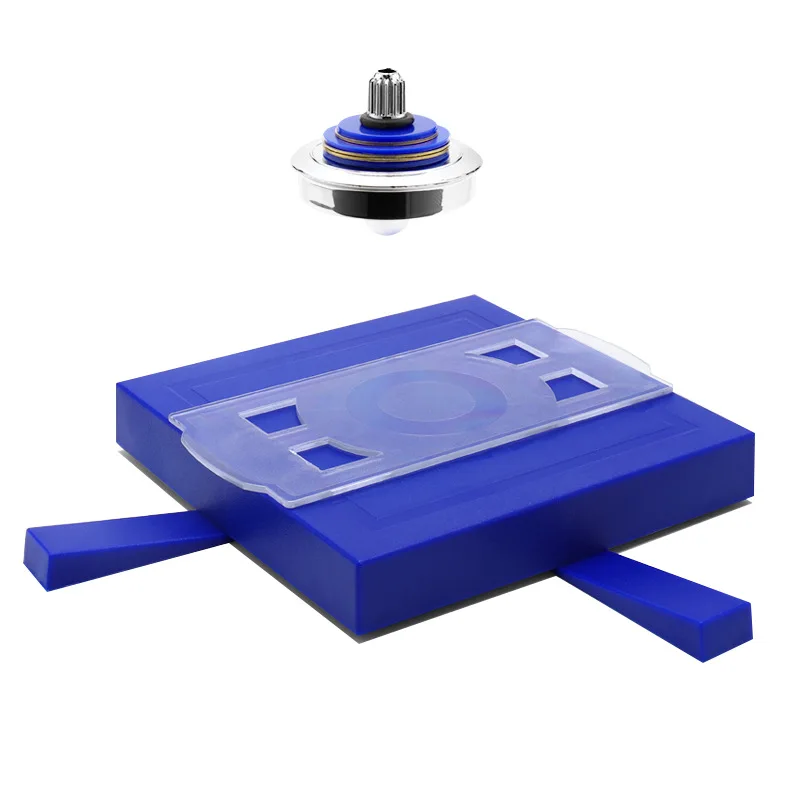 

ODILO 1PCS Magnetic Levitation Flying Saucer Gyro Instrument High-tech Anti-gravity Magnetic Suspension Gyro Educational Toy