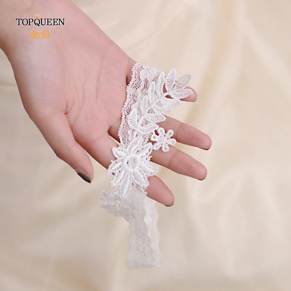 TOPQUEEN Wholesale Cosplay Wedding Garters Lace Embroidery Floral Sexy for Women/Bride Thigh Ring Bridal Leg Garter TH08 | Свадьбы и