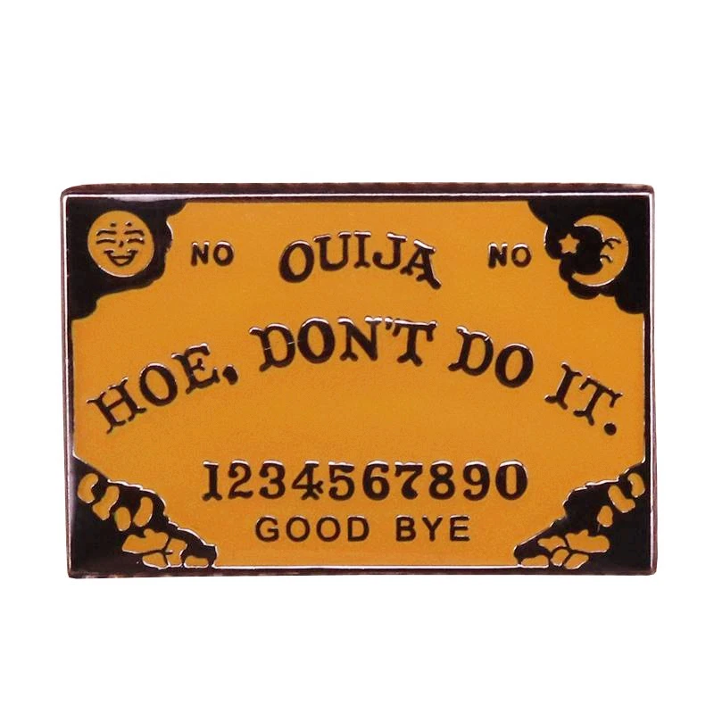 Мотыга Don't Do It планшетка брошь на застежке эмаль металлические значки лацкан