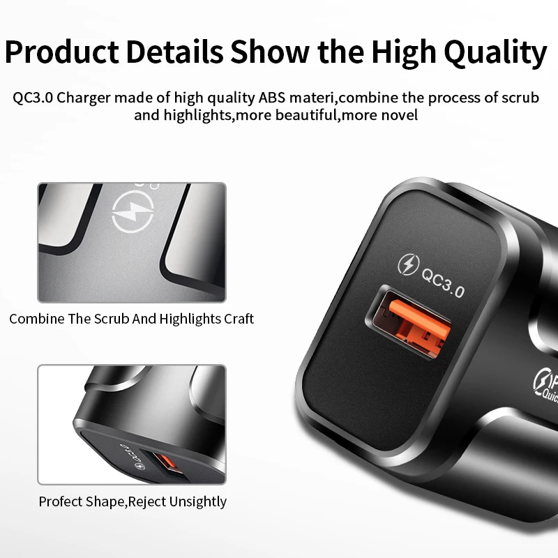 uslion quick charge qc 3 0 usb us eu charger universal mobile phone charger wall fast charging adapter for iphone samsung xiaomi free global shipping