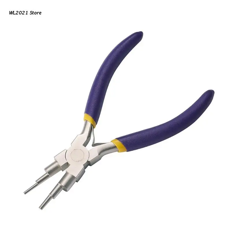 

G5GC Wire Looping Tool Set with 2Pcs Wire Looping Mandrels+1Pc 6 in 1 Bail Making Plier for DIY Jewelry Crafts Making Project