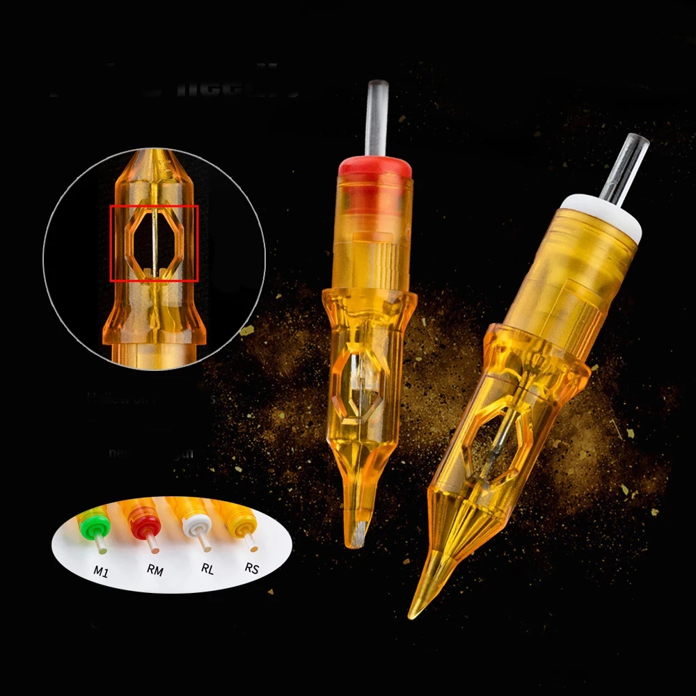 Картридж для татуировок 20 шт. иглы перманентного макияжа тату-ручки бровей тату