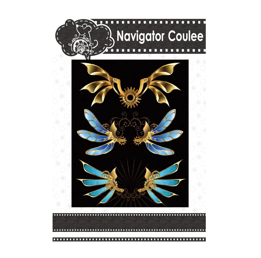 

2021 new 3 styles machinery wings metal cutting die DIY scrapbook paper card making decorative layered template photo molding