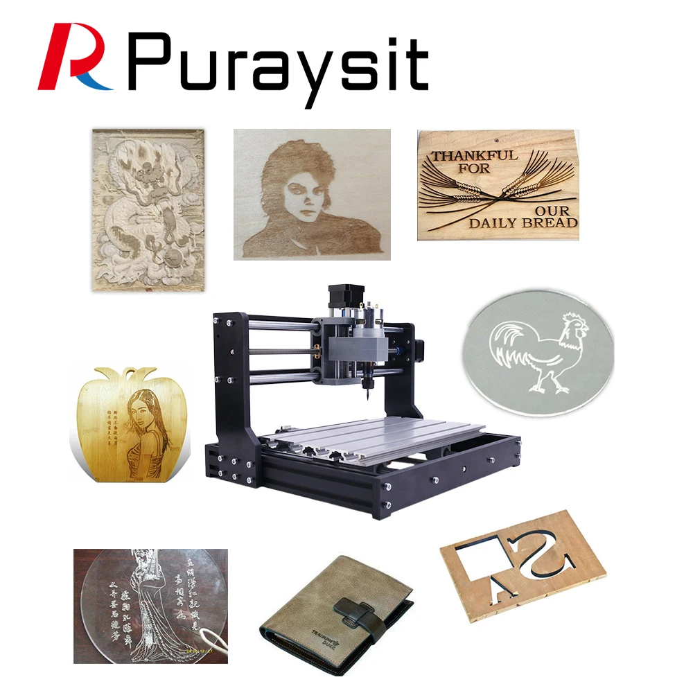 Лазерный гравер CNC3018 фрезерный гравировальный станок деревообрабатывающий с ЧПУ
