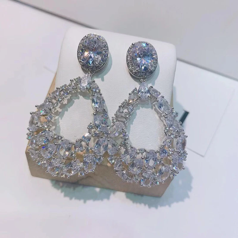 Женские серьги-подвески Be 8 роскошные бриллиантовые серьги в Дубае E887 2020 |