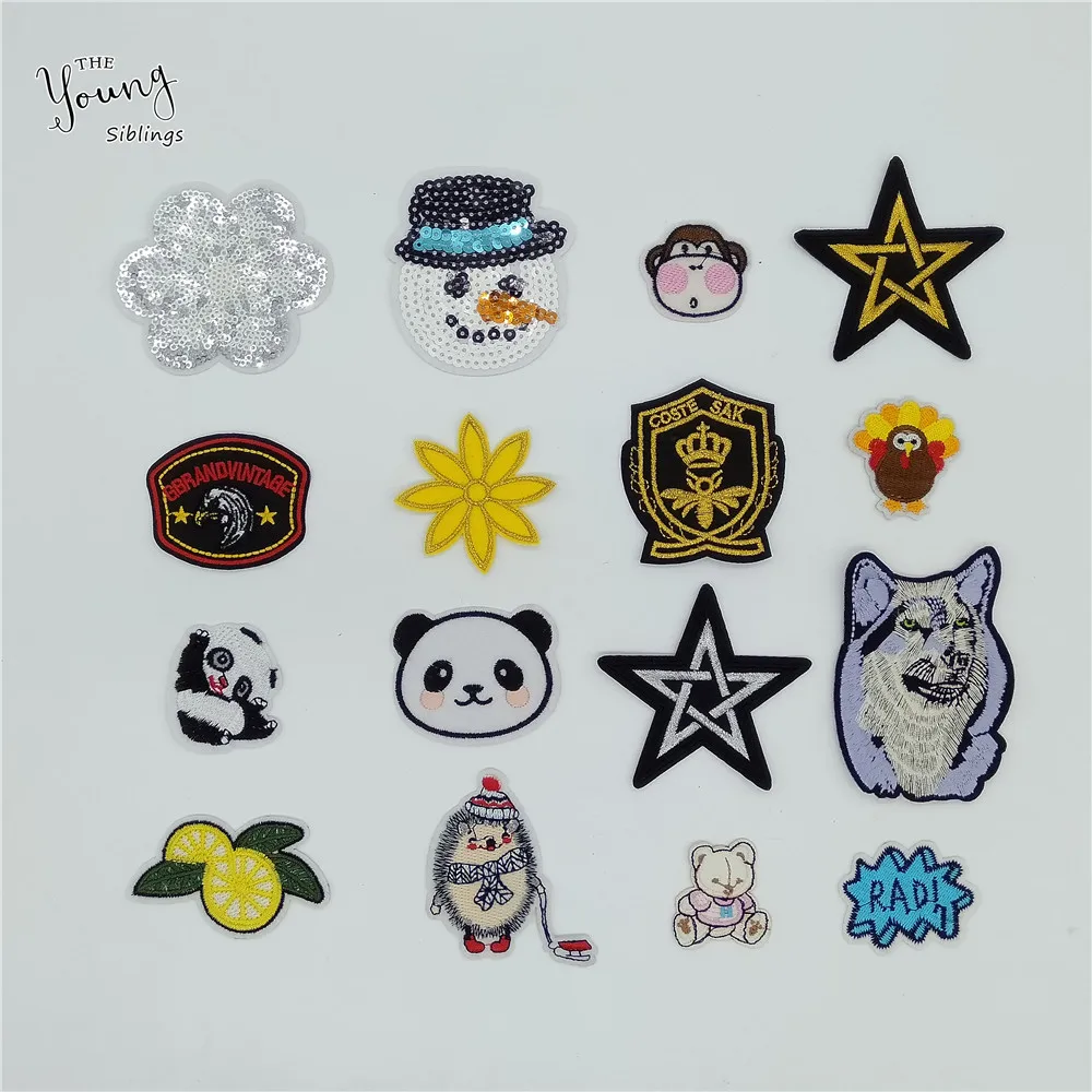 Новое поступление мультяшный патч для одежды утюга вышивка швейная аппликация