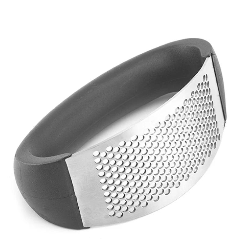 

Multifunctional 304 stainless steel garlic press curve fruit and vegetable tool kitchen squeezer kitchen handheld ginger garlic