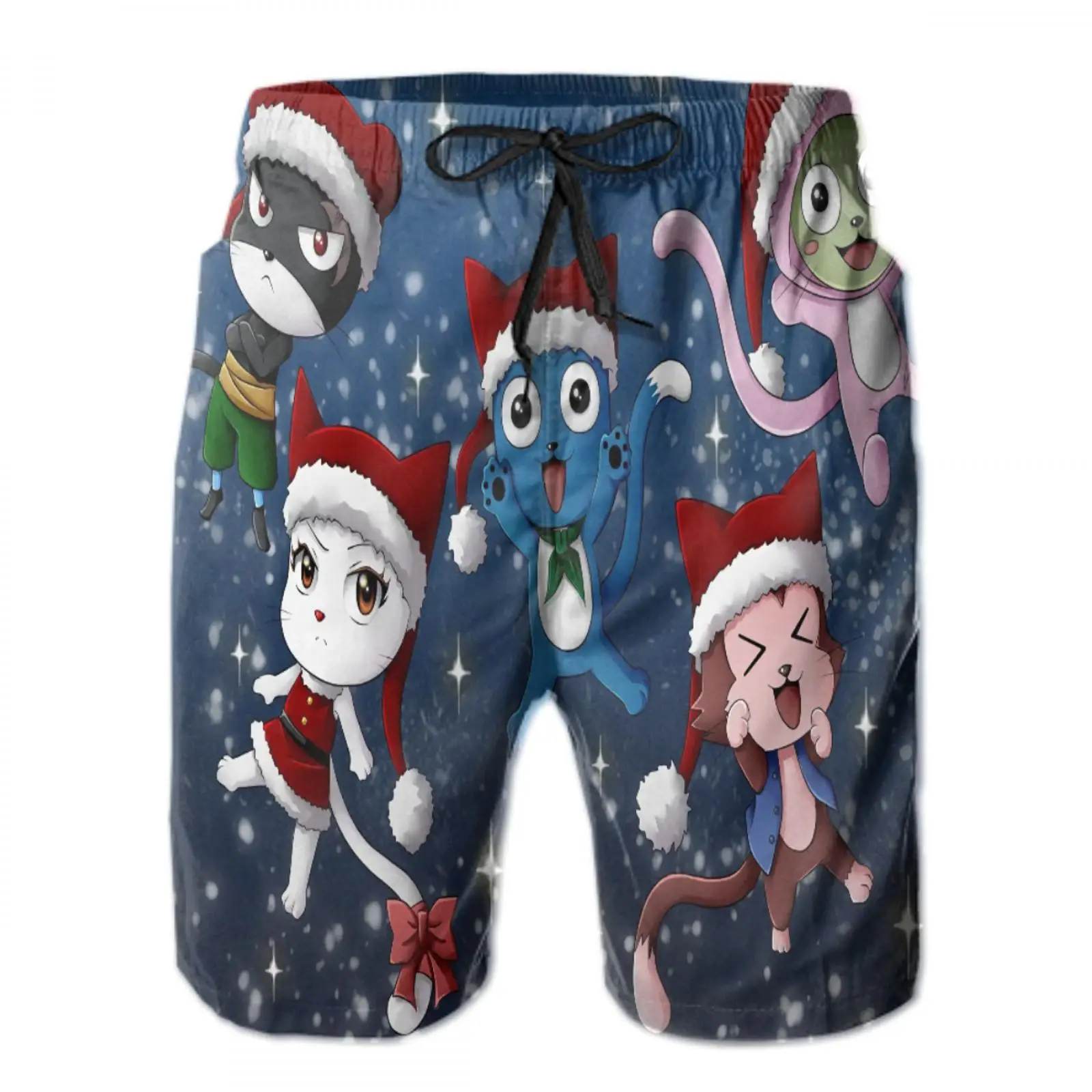 

printer fairy tail Sports beach shorts cute adult swimwear panties fairy tail keychain man/male panties