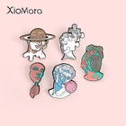 Забавное искусство, скульптура, эмалированные булавки, планета, головоломка, жвачка, броши, Значки для женщин, мужчин, одежда, бриллианты, ювелирные изделия, подарок для друзей