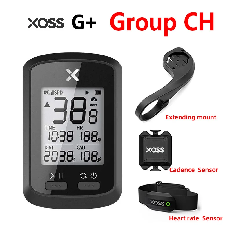 

XOSS GPS Cycling Computer G Wireless Speedometer Bluetooth Cycle Tracker Waterproof Road Bike MTB Bicycle Odometer