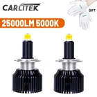 Светодиодные лампы H7 360 Mini 5000K H8 H1 H11 Противотуманные фары 9012 HIR2 HB4 9006 HB3 9005 Автомобильные лампы без балласта турбо 50 Вт CSP 8-сторонние 3D