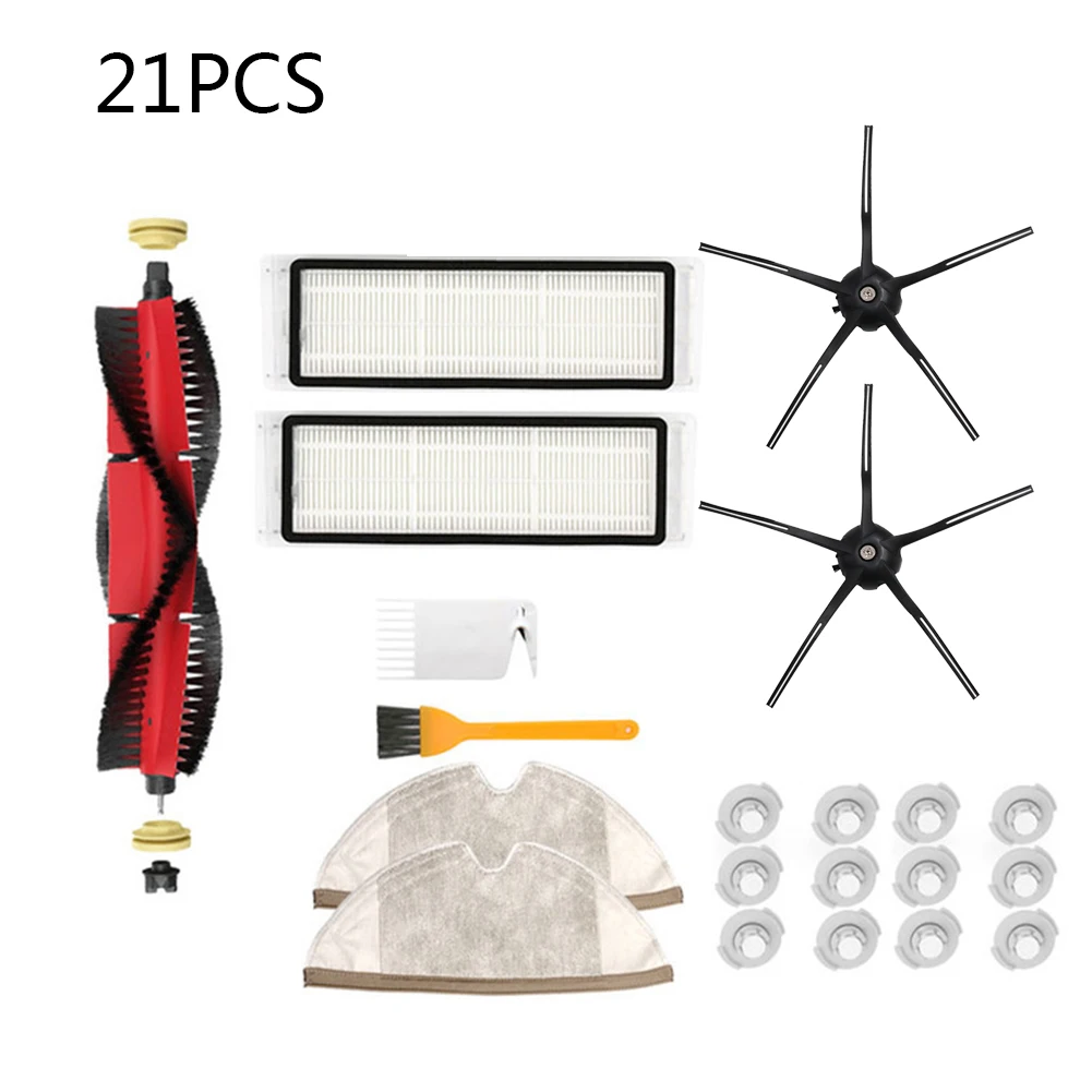 

Newly Xiaomi Roborock 21Pcs/Set Suitable For Xiaomi Roborock S6 S60 S65 S5 MAX T6 Vacuum Cleaner Accessories