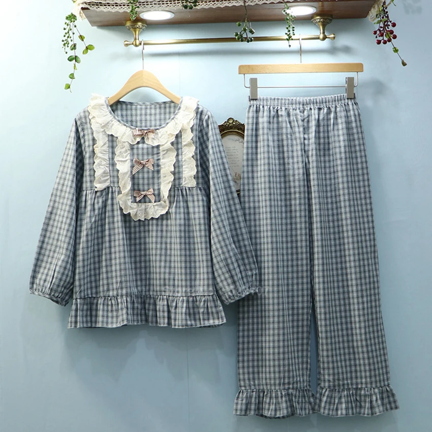 Женский пижамный комплект в стиле принцессы эпохи Возрождения Топ с длинным