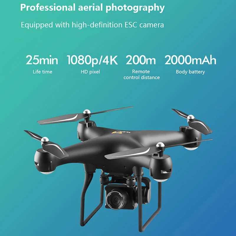 Профессиональный 4K HD Радиоуправляемый Дрон с 16 МП ESC Квадрокоптер с камерой FPV wifi возврат дома с живым видео RC дроны Дрон детские игрушки