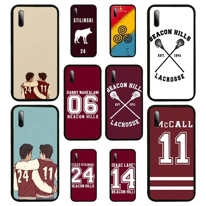 Stilinski 24 McCALL 11 LAHEY 14 чехол для телефона honor 7A 8x8s 9x 10i 20s 20lite 30pro PLAY Fundas Coque|Бамперы| |