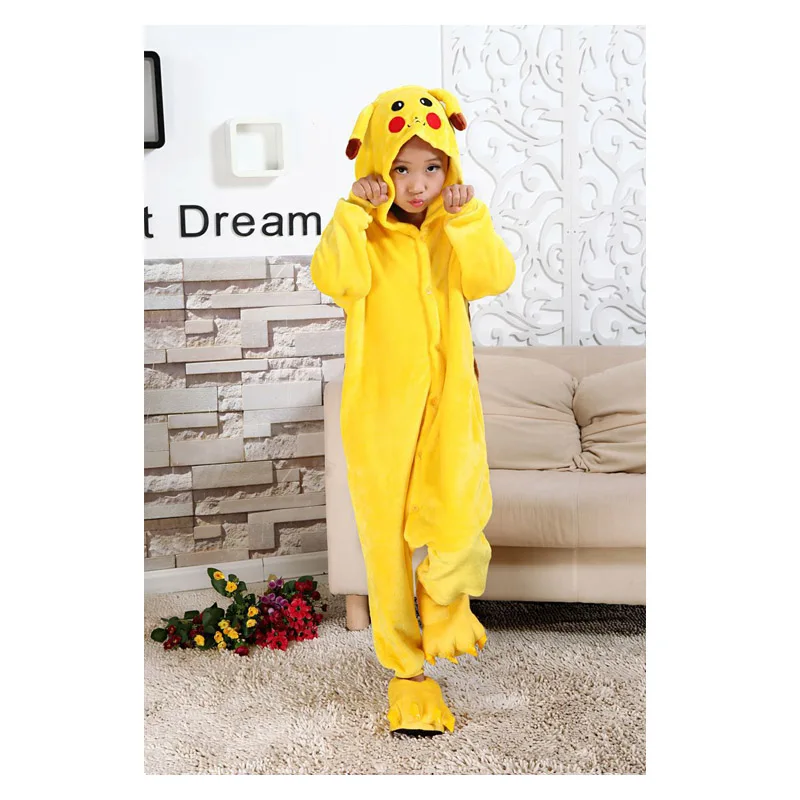 2019 кингуруми фланелевые Комбинезоны для детей пижамы зимний комбинезон единорог