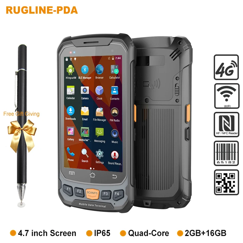 Android сборщик мобильных данных pda терминал 1D считыватель штрих кодов Wi Fi bluetooth для