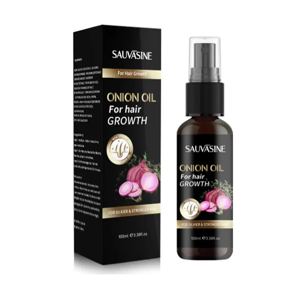 

100ml Onion Oil Hair Growth Products Fast Growing Hair Oil Loss Care Liquid Hair Scalp Treatment Beauty Health Hair Growth Serum
