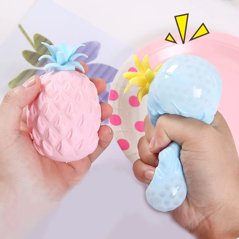 

Cute Fidget Toys Reliever Kids Toys Pineapple Anti Stress Ball for Children Adult Creativity Sensory Toys Gift 1 PC