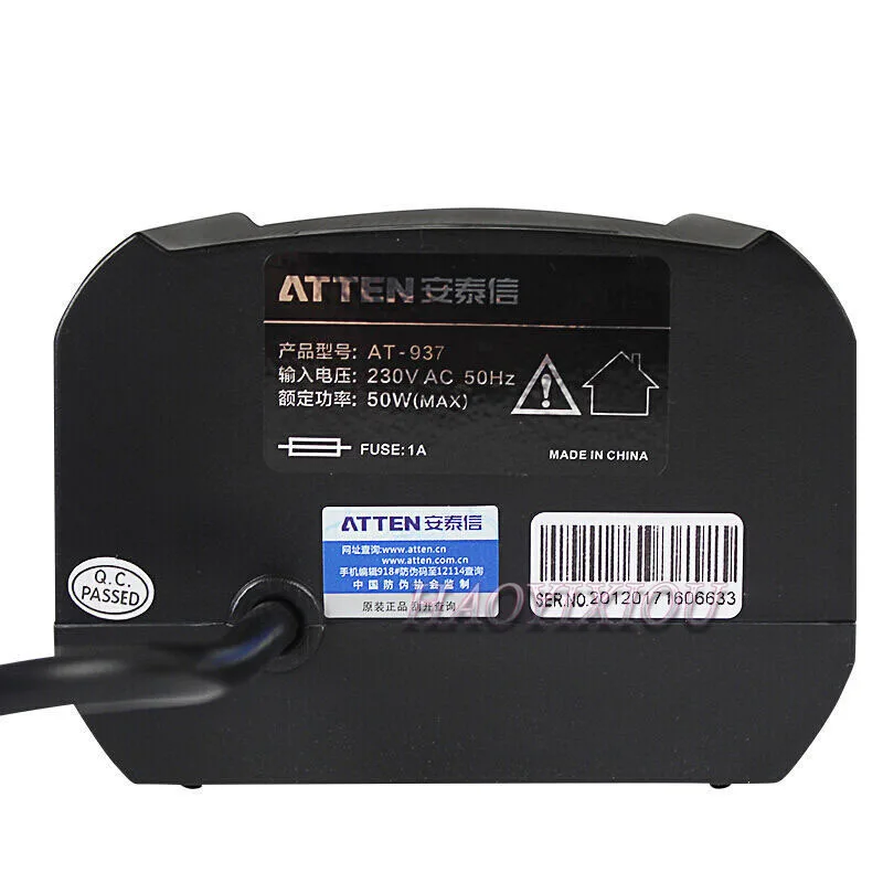 ATTEN AT937 110 v/220 v 50 w loodvrije анти статическое Цифровое Отображение переработы