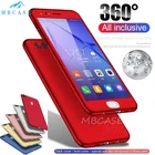 Противоударный чехол для Huawei Honor 7A Pro, 7C, 7S, 7X, 9C, 8A Prime, Honor 6C Pro, 9X, 360, полное закаленное стекло