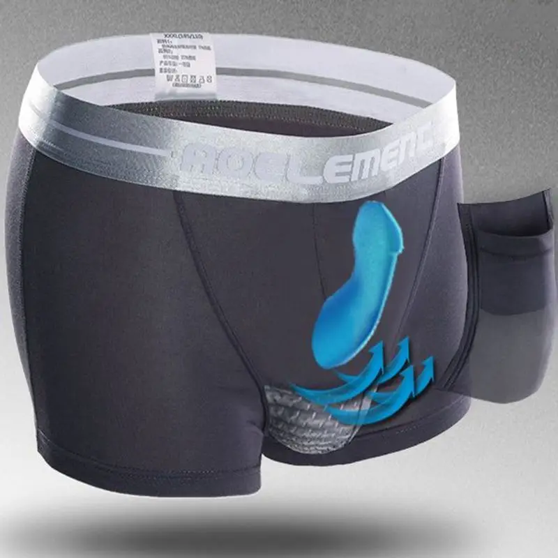Боксеры мужские короткие нижнее белье для здоровья сумочка мошонки боксеры из