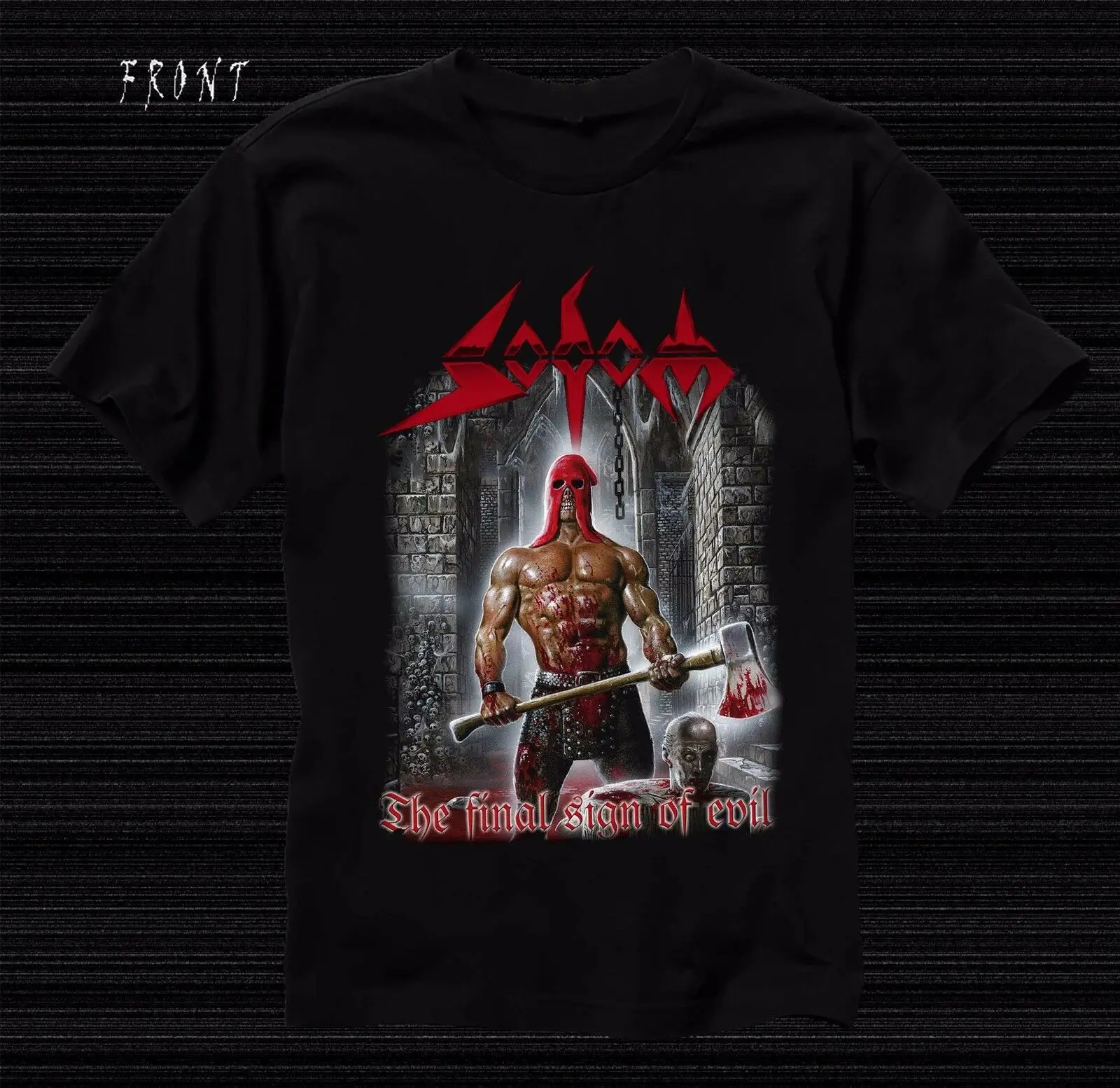 Sodom The Final Sign Of Evil Thrash Metal Band футболка Размеры S до 6Xl|Мужские футболки| |