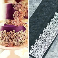 silicone mold fondant cake lace embossed cake mold sugar lace mat cake decorating tool embossing mat