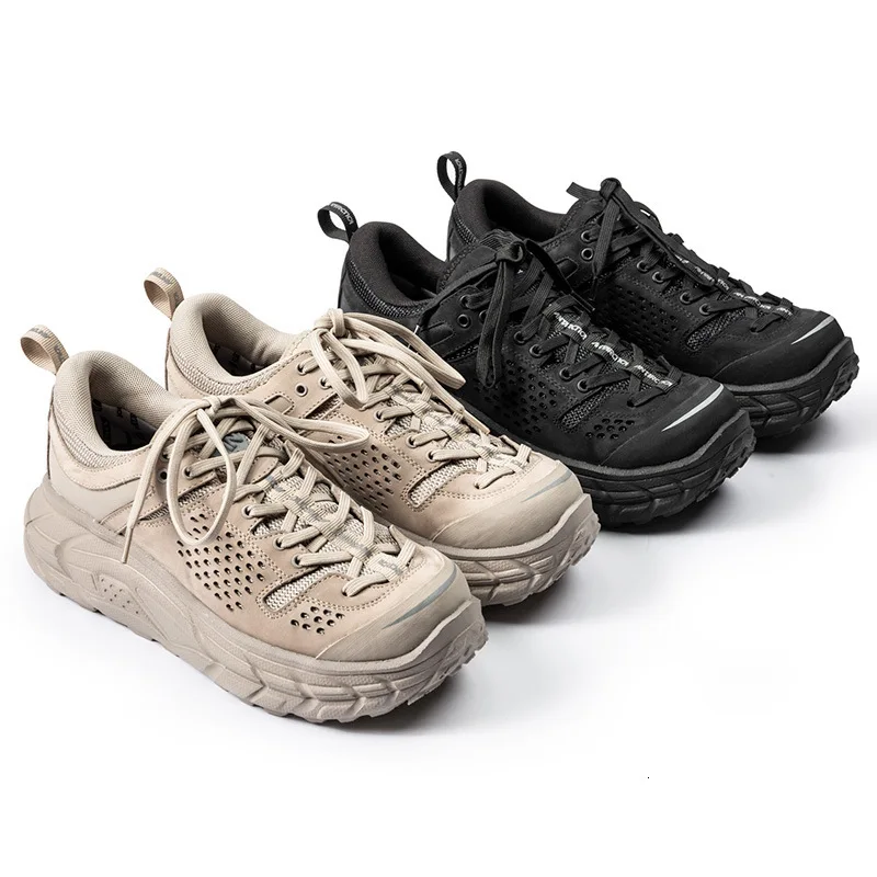 Уличная обувь для скалолазания кожаная сетчатая Водонепроницаемая дышащая