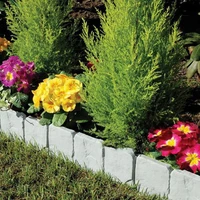 diy plastic garden fence flower bed barrier portable plant border decorations set for household garden grass supply
