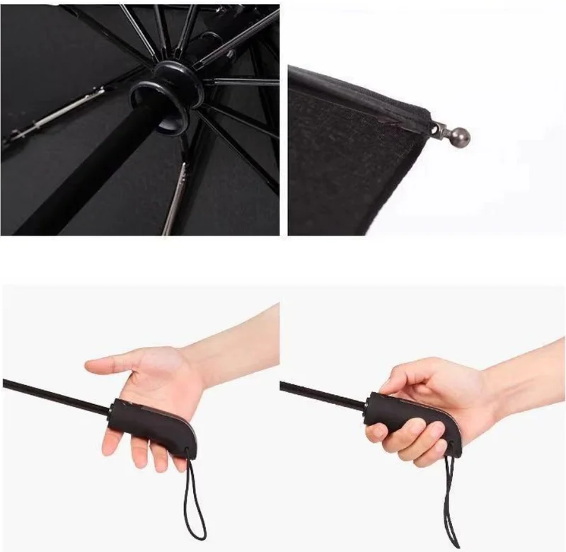 Складной зонт автомат для женщин и мужчин большие ветронепроницаемые