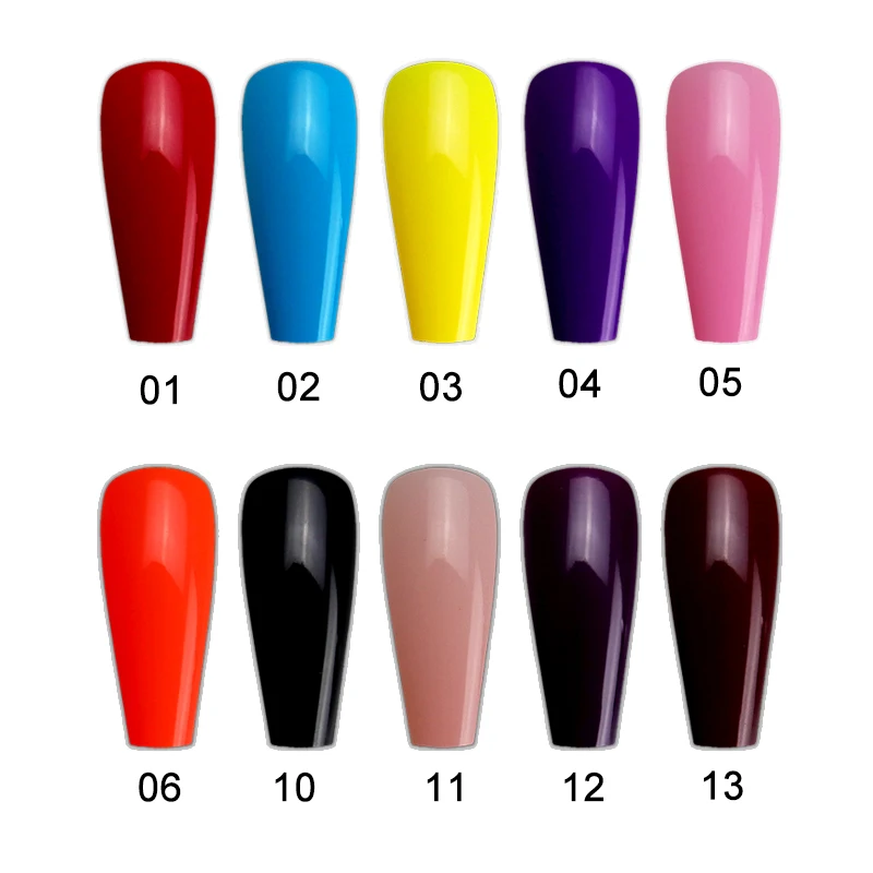 100 шт. профессиональные Длинные накладные ногти в виде гроба балерины