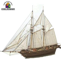 1100 diy wooden assembly sailing ship model 3d designer classic sailing boat laser cutting process puzzle toys gifts for adult