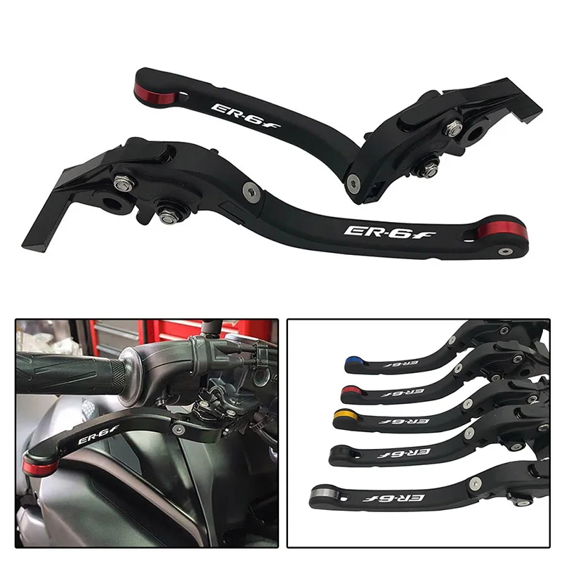 SEMSPEED Регулируемый складной рычаг для KAWASAKI ER 6F ER6f 2017 2018 219 2020 рукоятка мотоцикла CNC