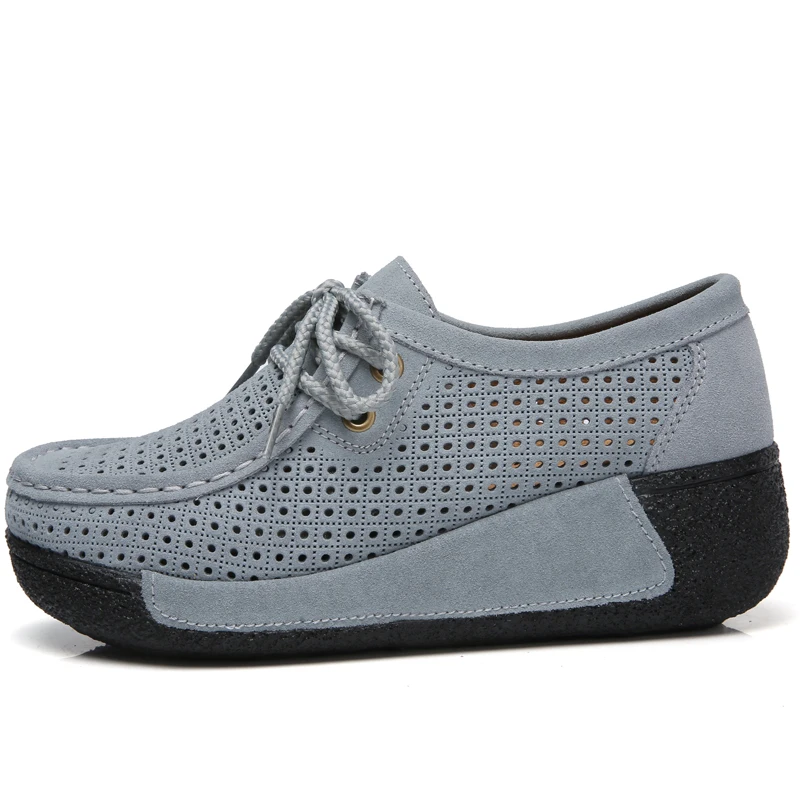 

Женские мокасины на платформе, замшевые, на шнуровке, повседневные, зимние, 2021