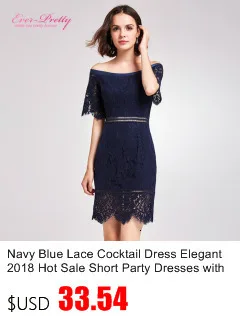 Robe De Soiree Ever Pretty женские элегантные вечерние платья винтажные атласные кружевные вечерние платья с рукавом три четверти