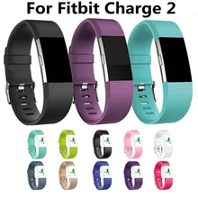 Fit bit Charge2 square pattern silicone strap for Fitbit Charge 2 band accessories smartwatch wrist straps bracelet replacement