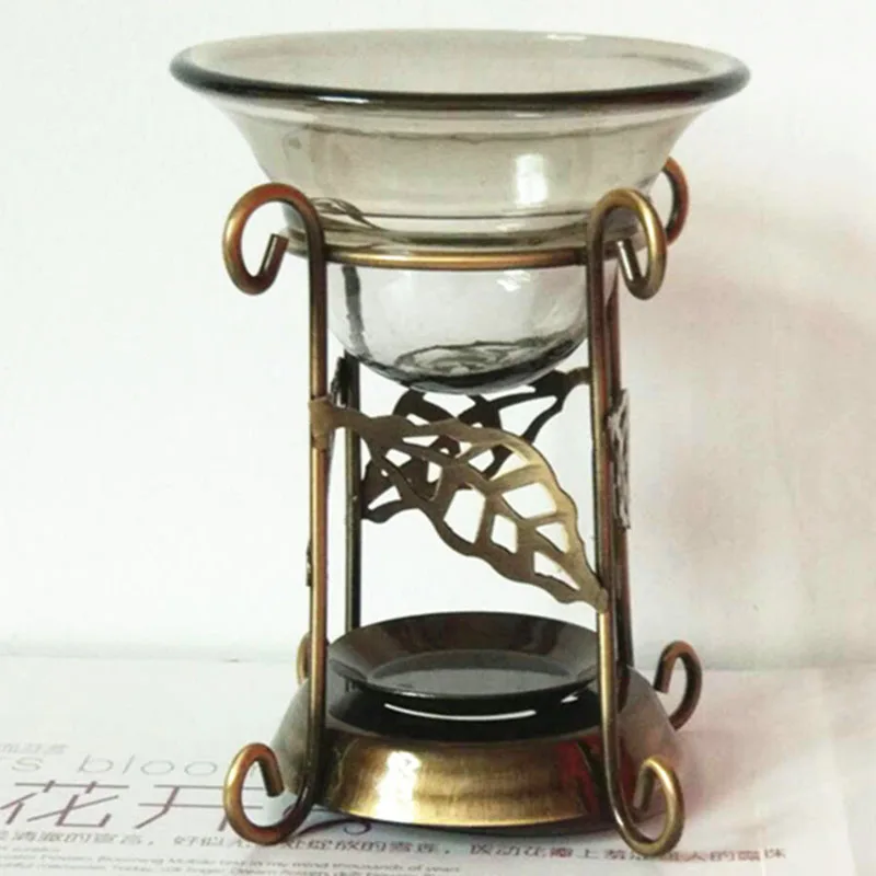 Горелка для эфирного масла в стиле ретро металлическая ароматическая печь со