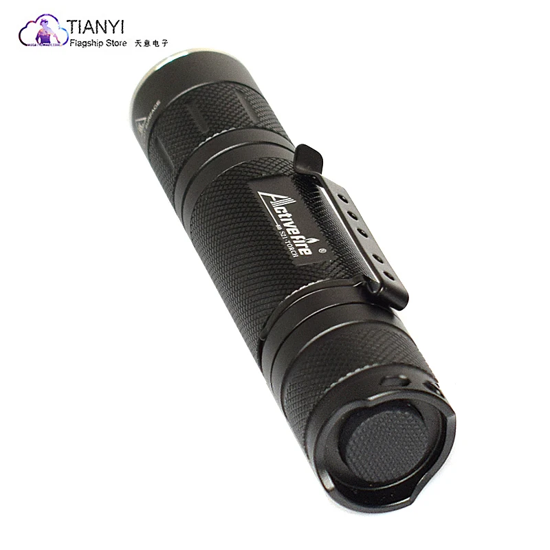 Фонарь Activefire S21 серый Cree XP-P50 светодиодный светильник, фонарь, фонарь, велосипед, Самозащита, походный светильник, лампа, для велосипеда