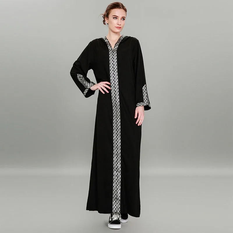 Abaya новый дизайн распродажа кардиган мусульманский хиджаб спереди закрытый с