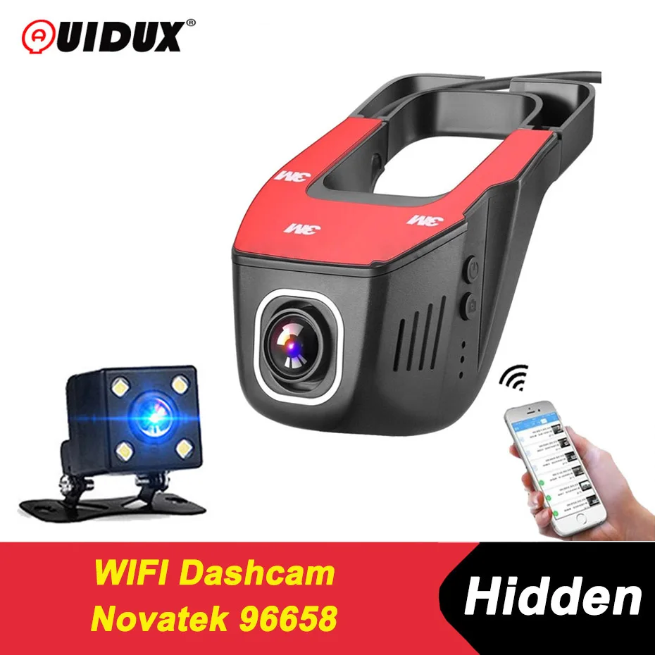 QUIDUX Wi Fi Видеорегистраторы для автомобилей регистратор цифрового видео