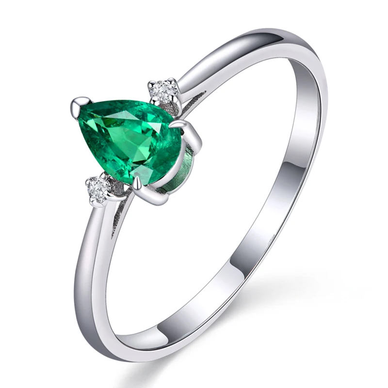 Женское большое кольцо с зеленым камнем для женщин Свадебные вечерние ювелирные