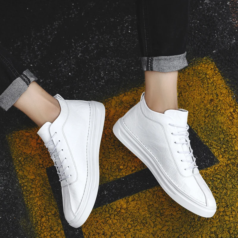 

Business Oxford Leather Shoes Men fashion Breathable Rubber Shoes outdoor Male Office Flats Footwear Mocassins Homme